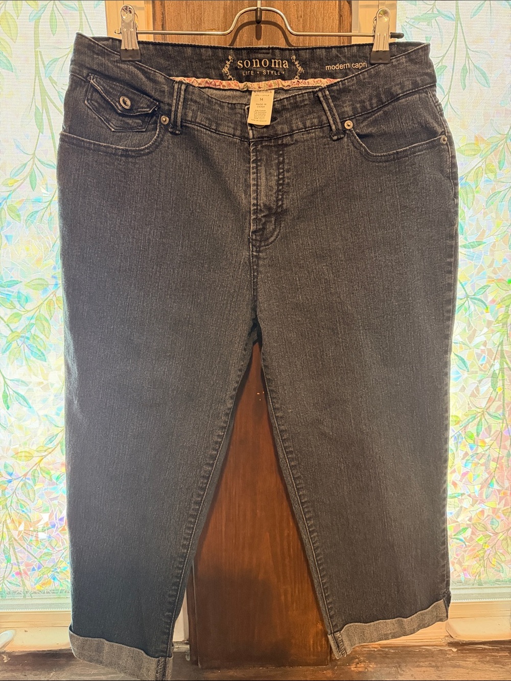 Sonoma Washed Black Ankle Jeans - Modern Capris